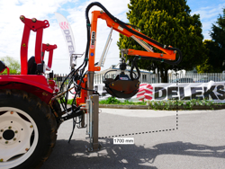 forstkran mit holzzange passend für traktoren mod crab 3000