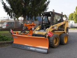 schneeschild für minibagger oder gabelstapler 200 cm mittelschwere ausführung mod ln 200 m