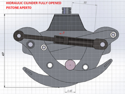 holzzange holzgreifer für kräne und mini bagger von 1 5 bis 2 5t mod dk 10