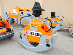 holzzange holzgreifer mit rotator für kräne und mini bagger 1 8 bis 3 5t mod dk 11c gr 30