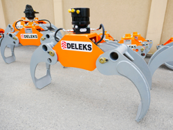 holzzange holzgreifer mit rotator für mini bagger 1 8 bis 3 5t mod dk 11c gr 30ff