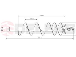 bohrspitze durchmesser 20 cm