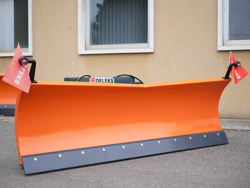 schneeschild für minibagger oder gabelstapler 250 cm mittelschwere ausführung mod ln 250 m