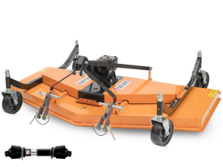 sichelmäher mit 3 horizontal angelegten messern 180cm mod dm 180