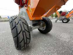 benzin häcksler schredder mit lifan motor mod dk 500 lf