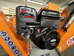 benzin häcksler schredder mit b&s motor mod dk 500 bs