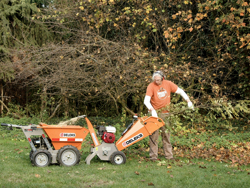 benzin häcksler schredder mit lifan motor mod dk 500 lf