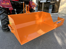 mechanische heckschaufel 120cm breit mod bucket 120 l