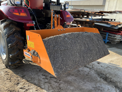 mechanische heckschaufel 120cm breit mod bucket 120 l