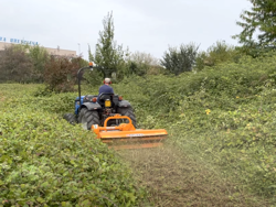schlegelmäher mit hyadraulisch seitenverstellbar für mittelschwere traktoren leopard 160 sph