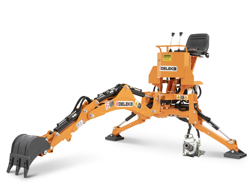 mini heckbagger für traktor inkl baggerlöffel mod drs 1000