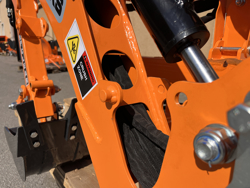 mini heckbagger für traktor inkl baggerlöffel mod drs 1000t