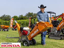 benzin häcksler schredder mit lifan motor mod dk 500 honda