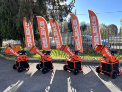 benzin häcksler schredder mit b&s motor mod dk 300 lc