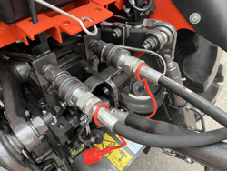 hydraulischer hubkran für kleintraktoren mod el 300