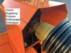 sichelmäher mit 8 horizontal angelegten messern 150cm mod dm150 interfila