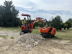 minidumper mit kubota m8000rk