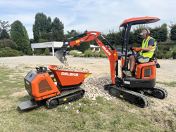 minidumper mit kubota m8000rk