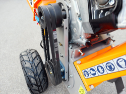 benzin häcksler schredder mit motor mod dk 800 honda