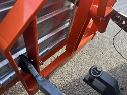 auskippbarer heckcontainer für traktoren mod t 1800