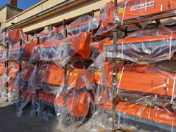 mittelschwerer mulcher mit hydraulische seitenverstellung für alle mittleren traktoren mit reifen oder gleisketten mod cervo 180