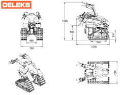 umkehrbarer einachsschlepper loncin benzinmotor zeus ltr