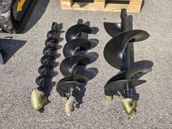 erdbohrer minibagger mit zubehör 1 ton mod s100 s30