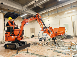 minibagger mit zubehör 1.1ton mod e110