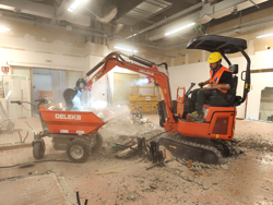minibagger mit zubehör 1.1ton mod e110