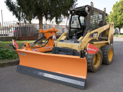schneeschild für minibagger oder gabelstapler 200 cm mittelschwere ausführung mod ln 200 m generaluberholt 9