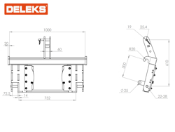 schneeschild mit euroaufnahme für frontlader mittelschwere ausführung mod ln 250 e GENERALÜBERHOLT 54