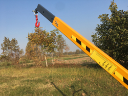 hydraulic crane for small tractors el 200