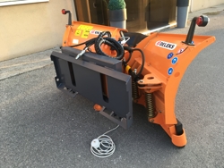 snowplough for up to 3 0 ton skid steer loaders lnv 200 m