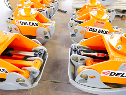 log grapple with fixed rotator for quick linkage dk 11 gr 30ff