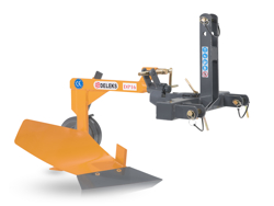 single plough for tractors like kubota or iseki dp 16