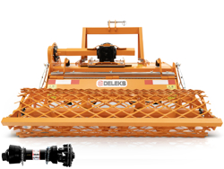 adjustable stone burier for tractors dfu 140