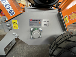 petrol chipper shredder dk 500 bs