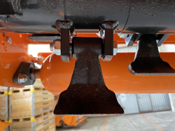 shredder with hydraulic side shift for orchard tractors mod jaguar 170