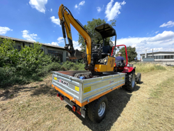 3 way hydraulic tipping trailer for tractor rm 14 t3