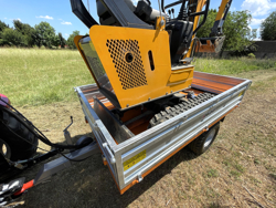 3 way hydraulic tipping trailer for tractor rm 14 t3