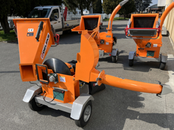 petrol chipper shredder woodchipper with engine dk 900 bs