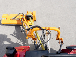 offset verge flail mower for tractor volpe 140