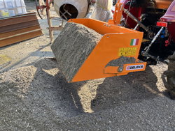 tipping transportbox for tractor bucket 120 l