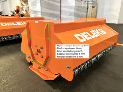 forestry mulcher of 120cm for mini excavators hydraulic shredder mod arm 120