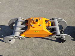 log grapple mini diggers forest crane or manure loading dk 18