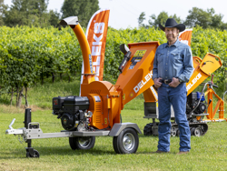 petrol chipper shredder woodchipper with engine dk 900 lifan