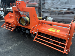 heavy rotavator tiller for tractors working width 220cm for soil preparation mod dftr 220
