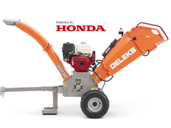 petrol chipper shredder woodchipper with engine dk 800 honda