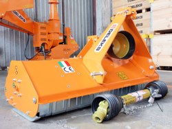 mulcher for compact tractors 80cm shredder mower with hammers lince 80
