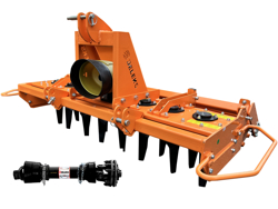 adjustable power harrow for tractors kr 210r